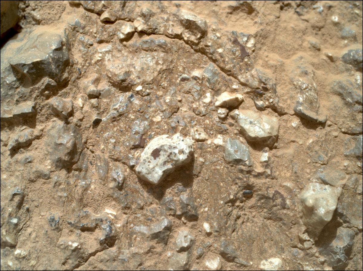 Mars image captured by SHERLOC_WATSON on Perseverance