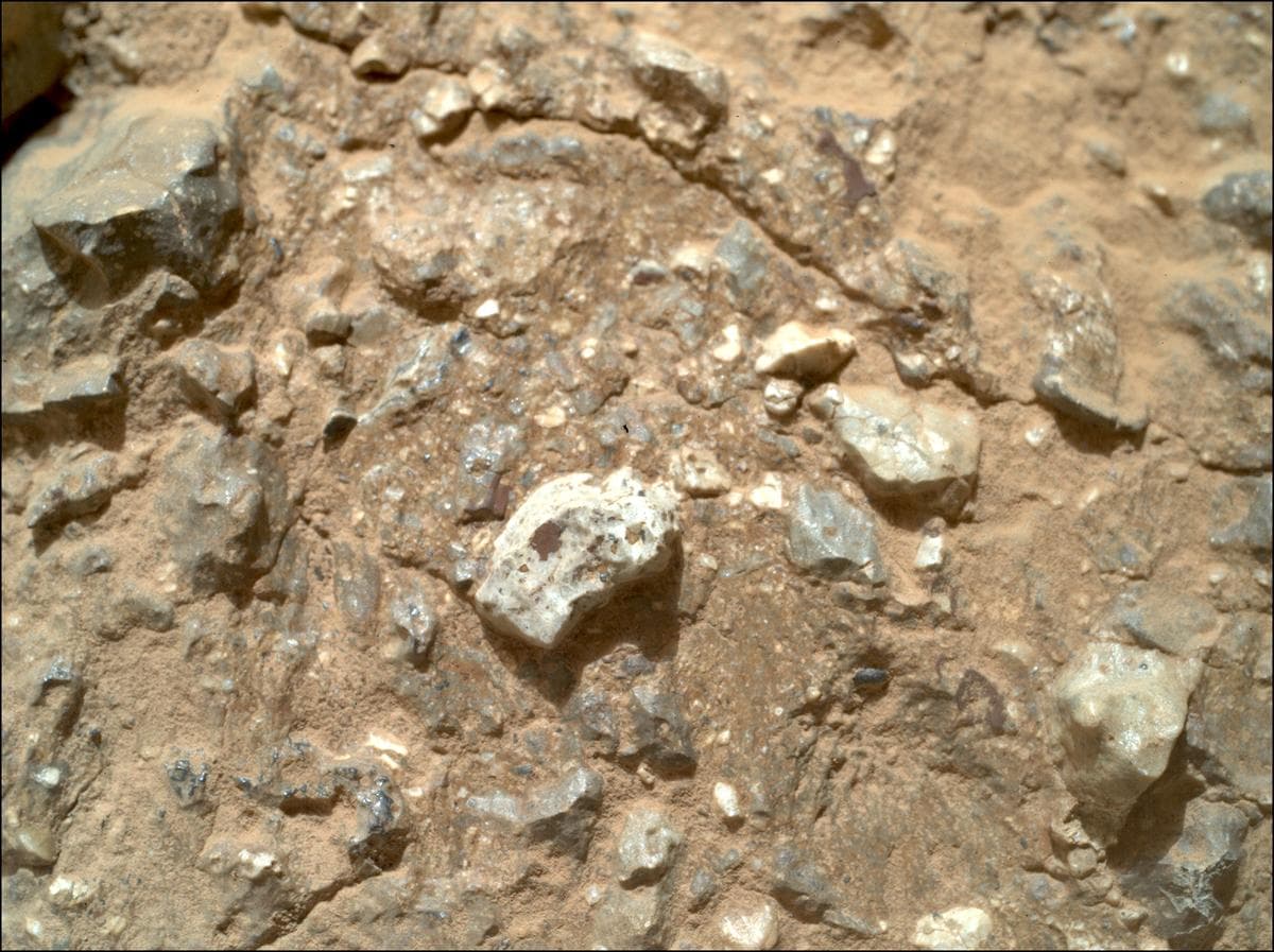 Mars image captured by SHERLOC_WATSON on Perseverance