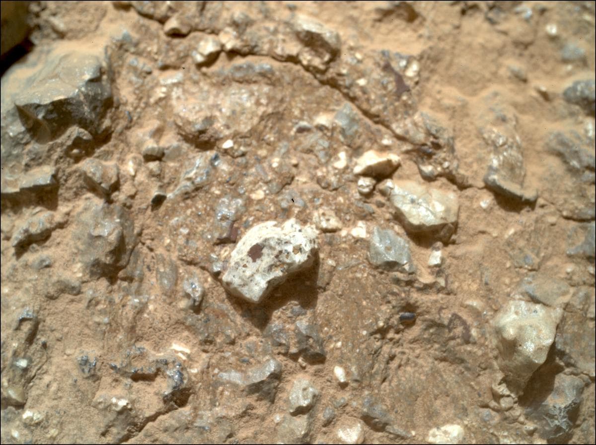 Mars image captured by SHERLOC_WATSON on Perseverance