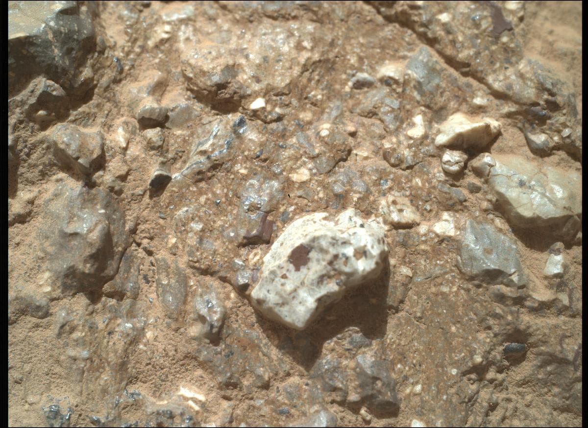 Mars image captured by SHERLOC_WATSON on Perseverance