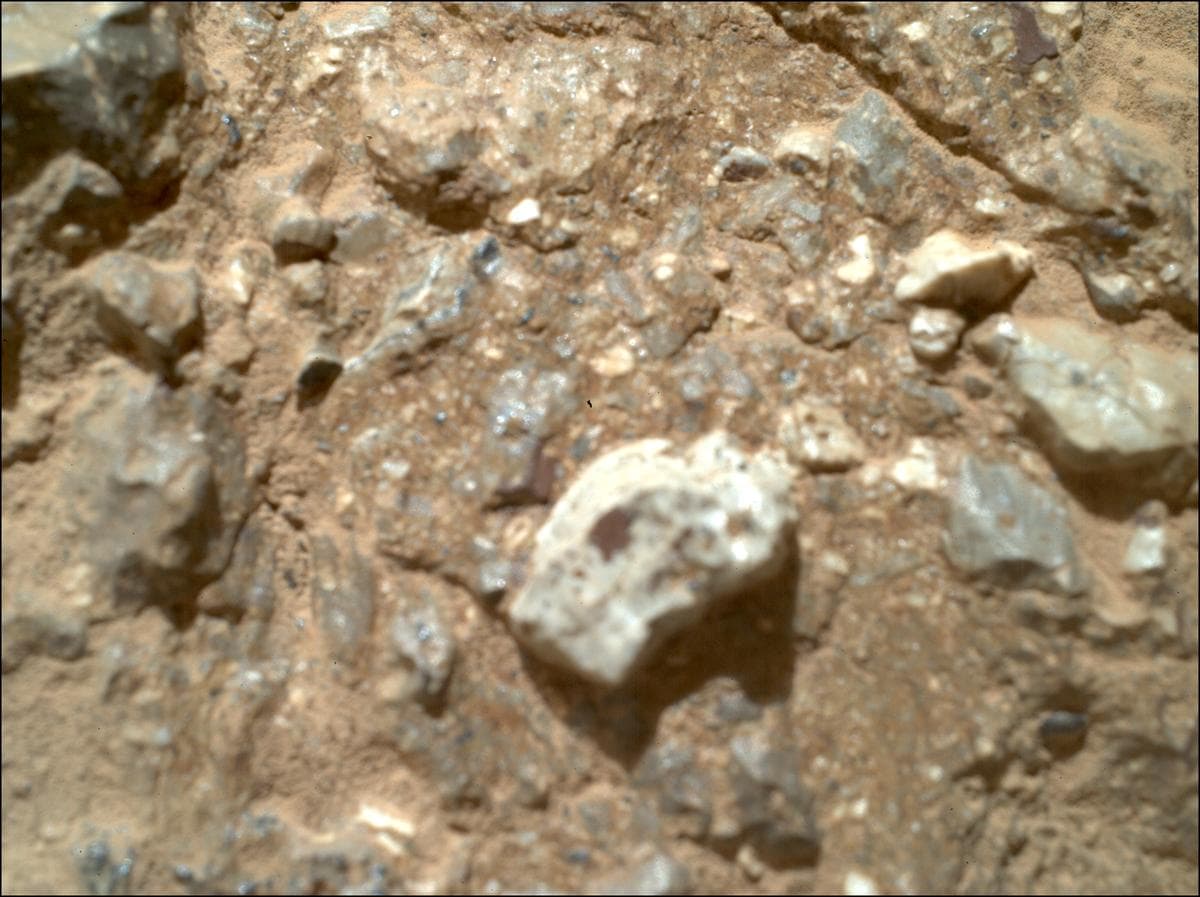 Mars image captured by SHERLOC_WATSON on Perseverance