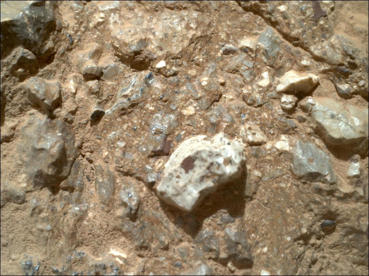 Mars image captured by SHERLOC_WATSON on Perseverance