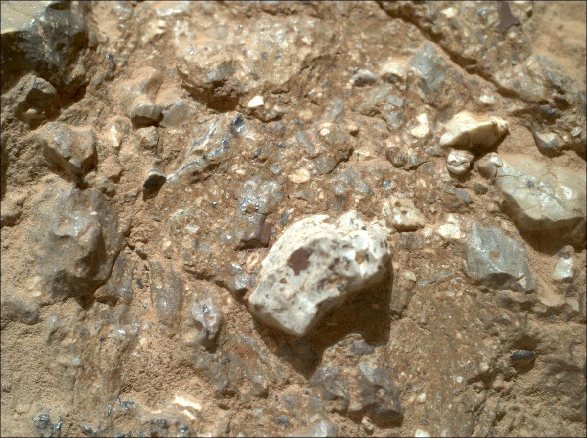 Mars image captured by SHERLOC_WATSON on Perseverance