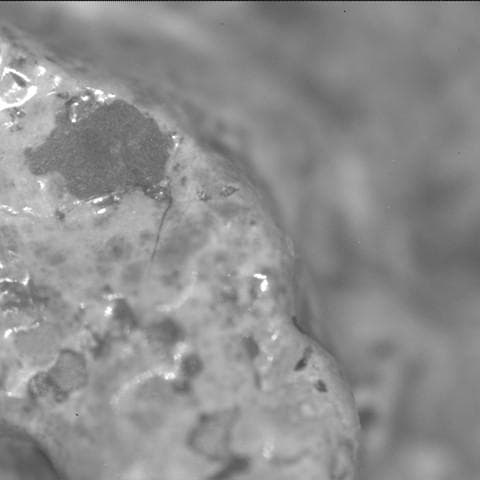 Mars image captured by SHERLOC_ACI on Perseverance