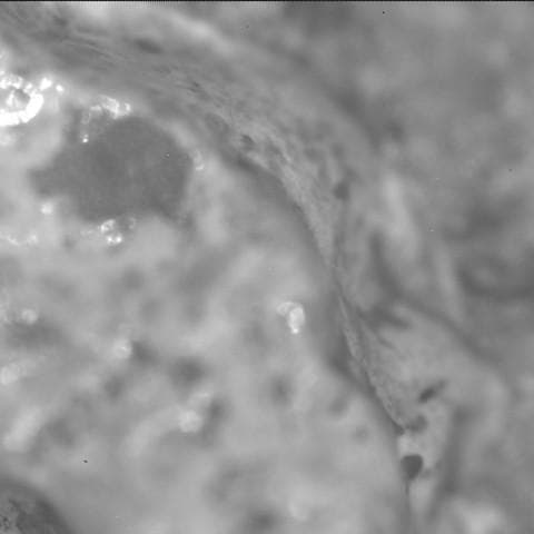 Mars image captured by SHERLOC_ACI on Perseverance
