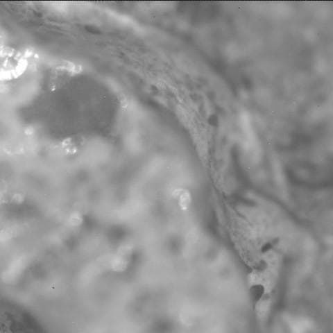 Mars image captured by SHERLOC_ACI on Perseverance