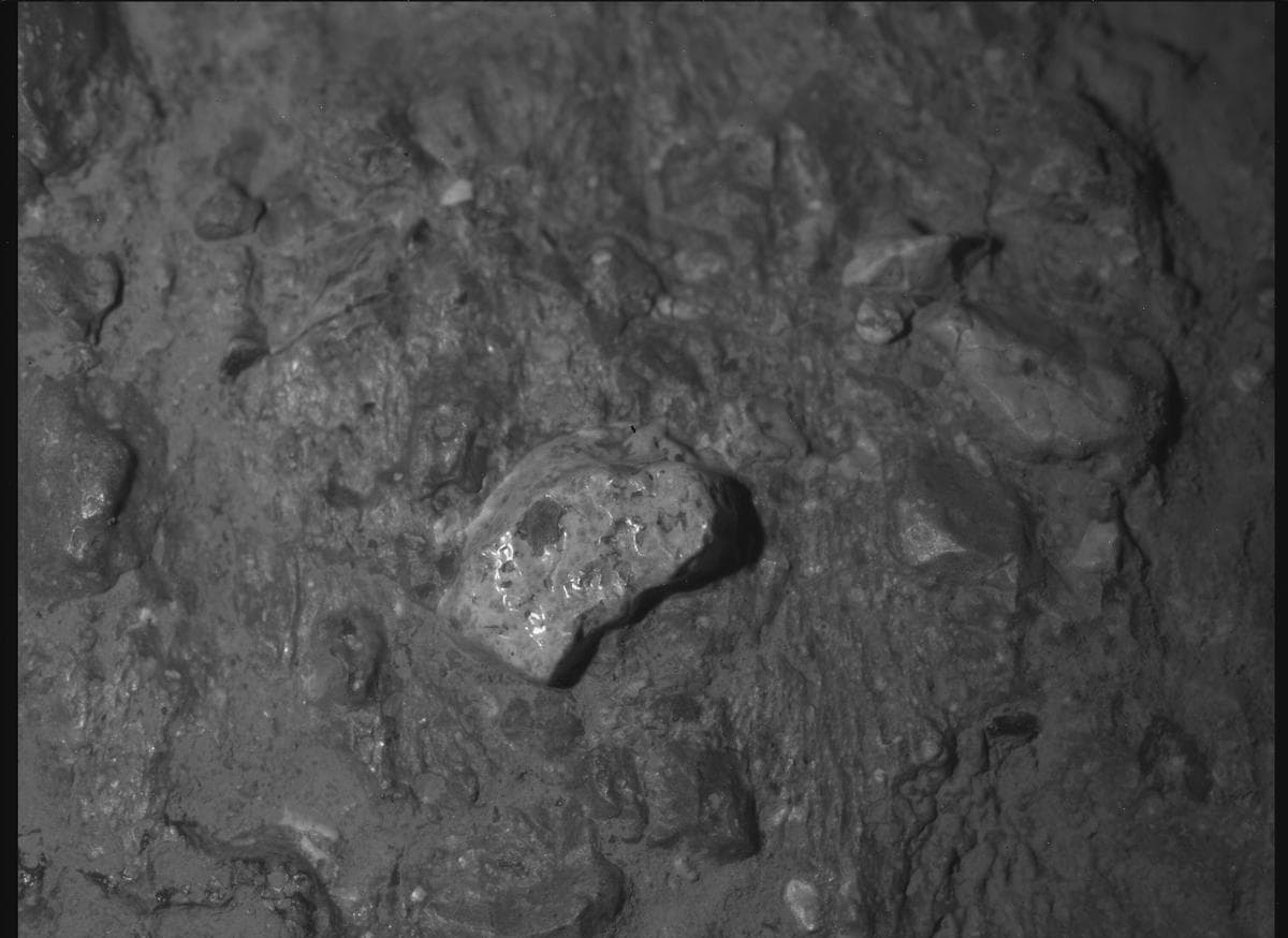 Mars image captured by SHERLOC_WATSON on Perseverance