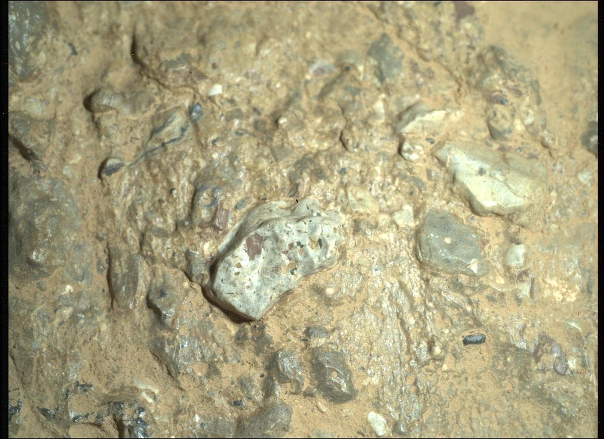 Mars image captured by SHERLOC_WATSON on Perseverance
