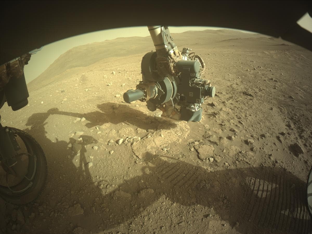 Mars rover photo