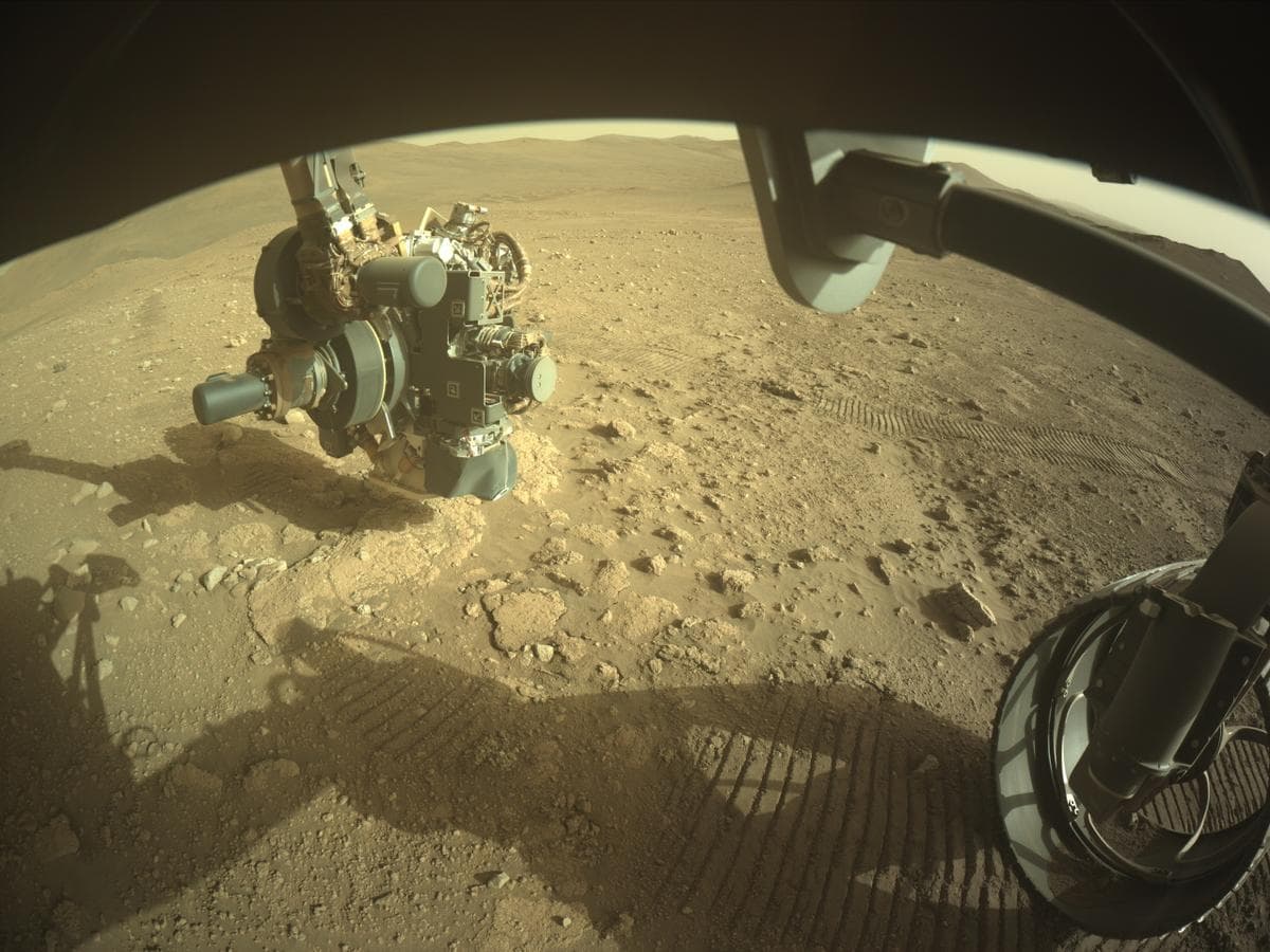 Mars image captured by FRONT_HAZCAM_RIGHT_A on Perseverance