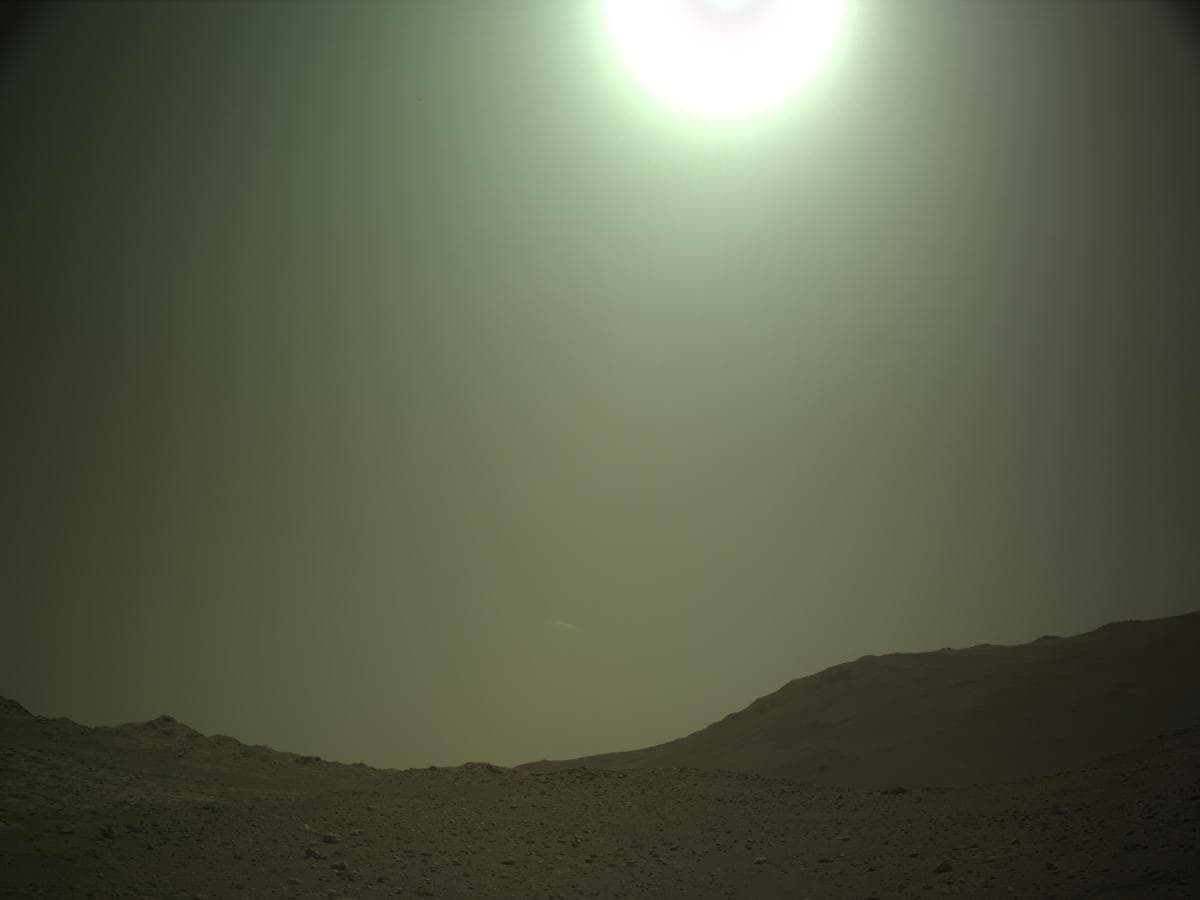 Mars image captured by NAVCAM_LEFT on Perseverance