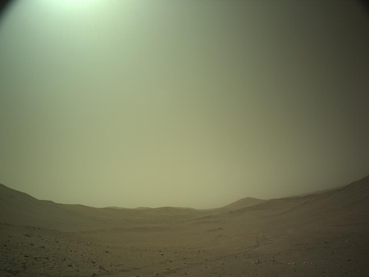 Mars image captured by NAVCAM_LEFT on Perseverance