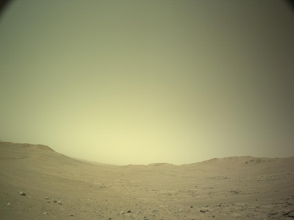 Mars image captured by NAVCAM_LEFT on Perseverance