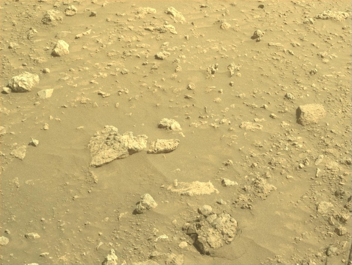 Mars image captured by FRONT_HAZCAM_RIGHT_A on Perseverance