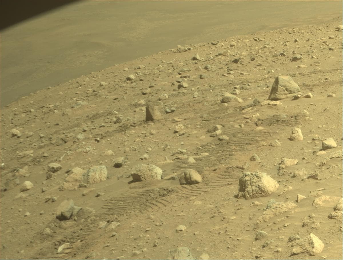 Mars image captured by FRONT_HAZCAM_RIGHT_A on Perseverance