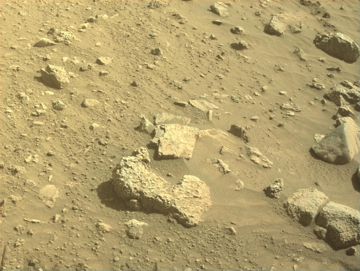 Mars image captured by FRONT_HAZCAM_RIGHT_A on Perseverance