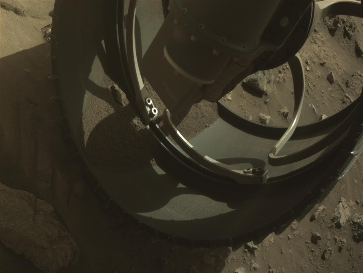 Mars rover photo