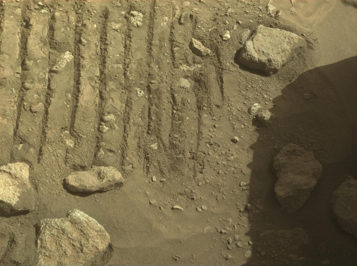 Mars rover photo