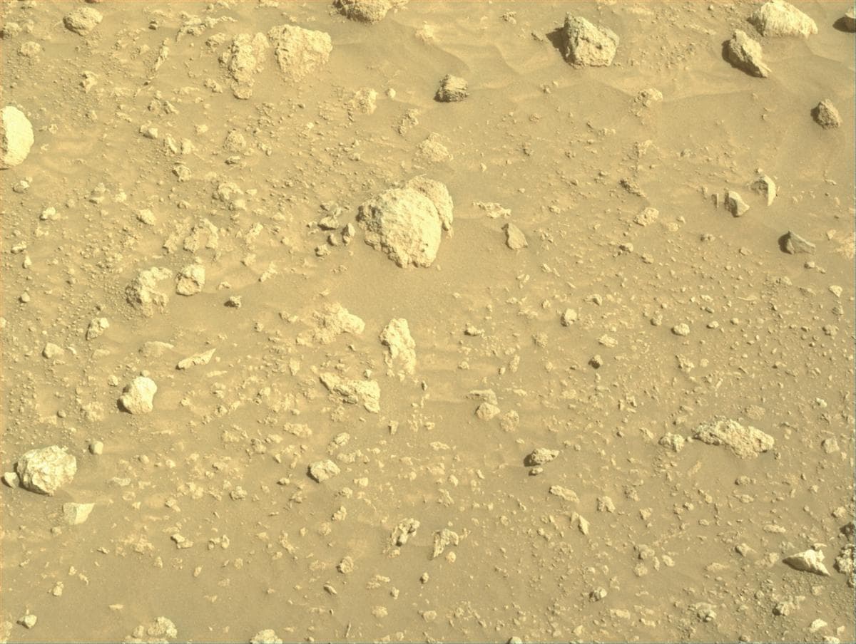 Mars image captured by NAVCAM_RIGHT on Perseverance