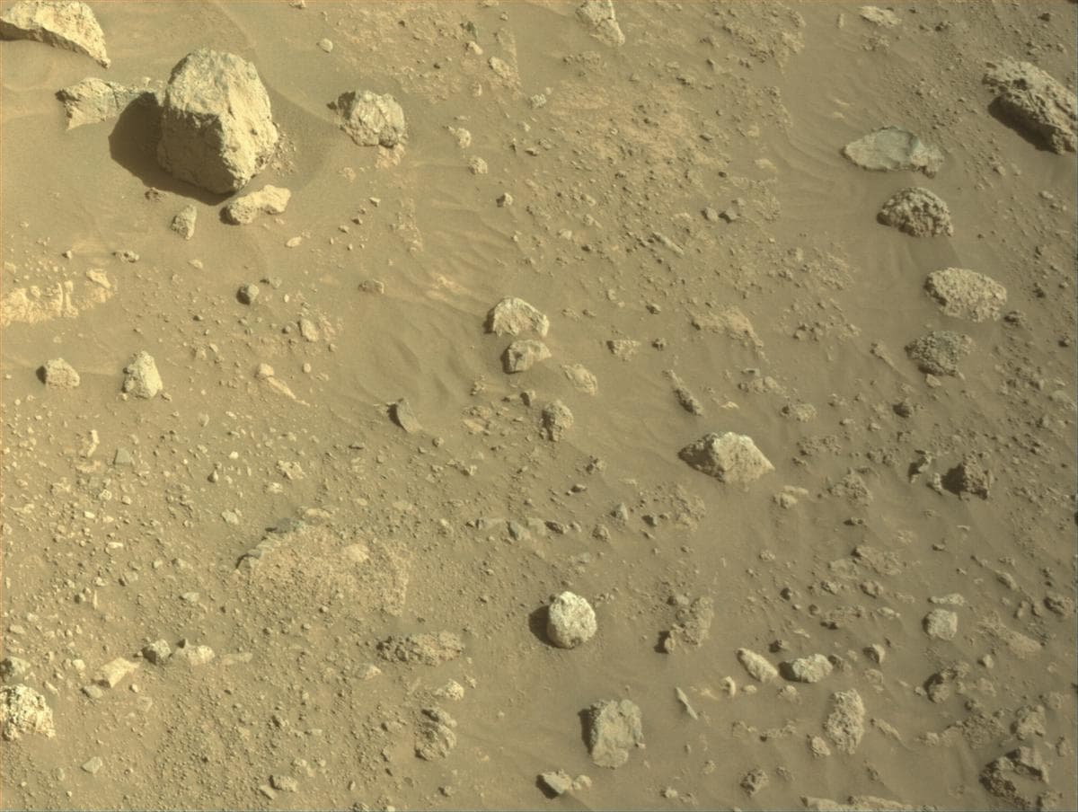 Mars image captured by NAVCAM_RIGHT on Perseverance