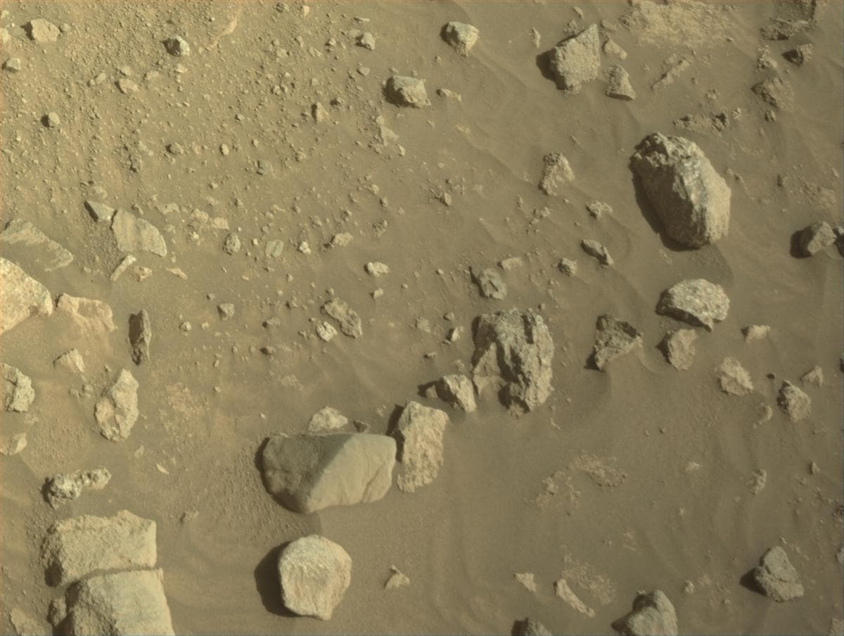 Mars image captured by NAVCAM_RIGHT on Perseverance