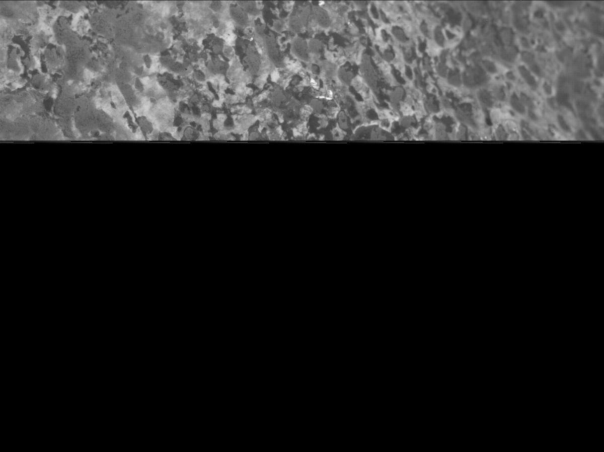 Mars image captured by SHERLOC_WATSON on Perseverance