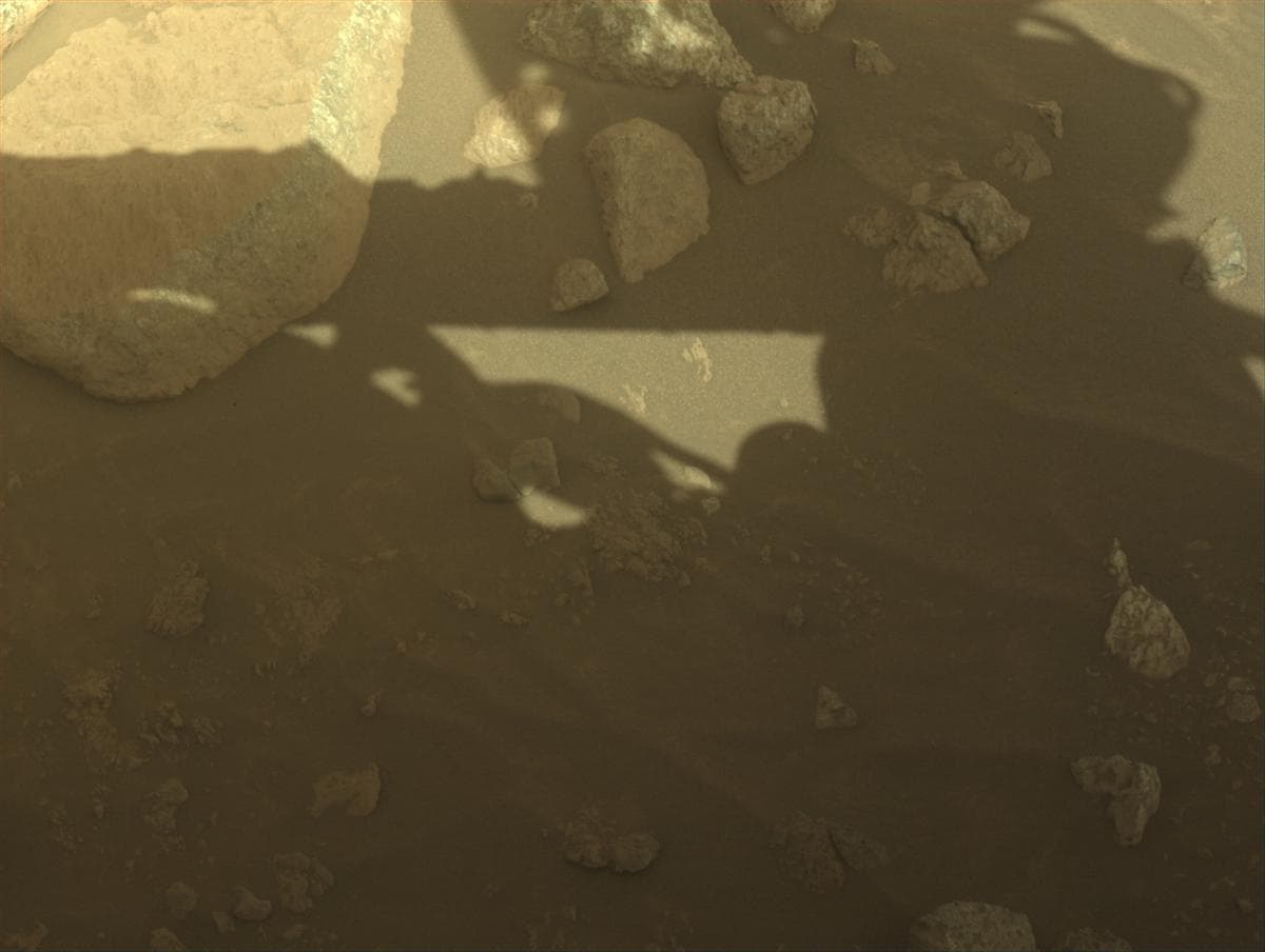 Mars image captured by FRONT_HAZCAM_LEFT_A on Perseverance