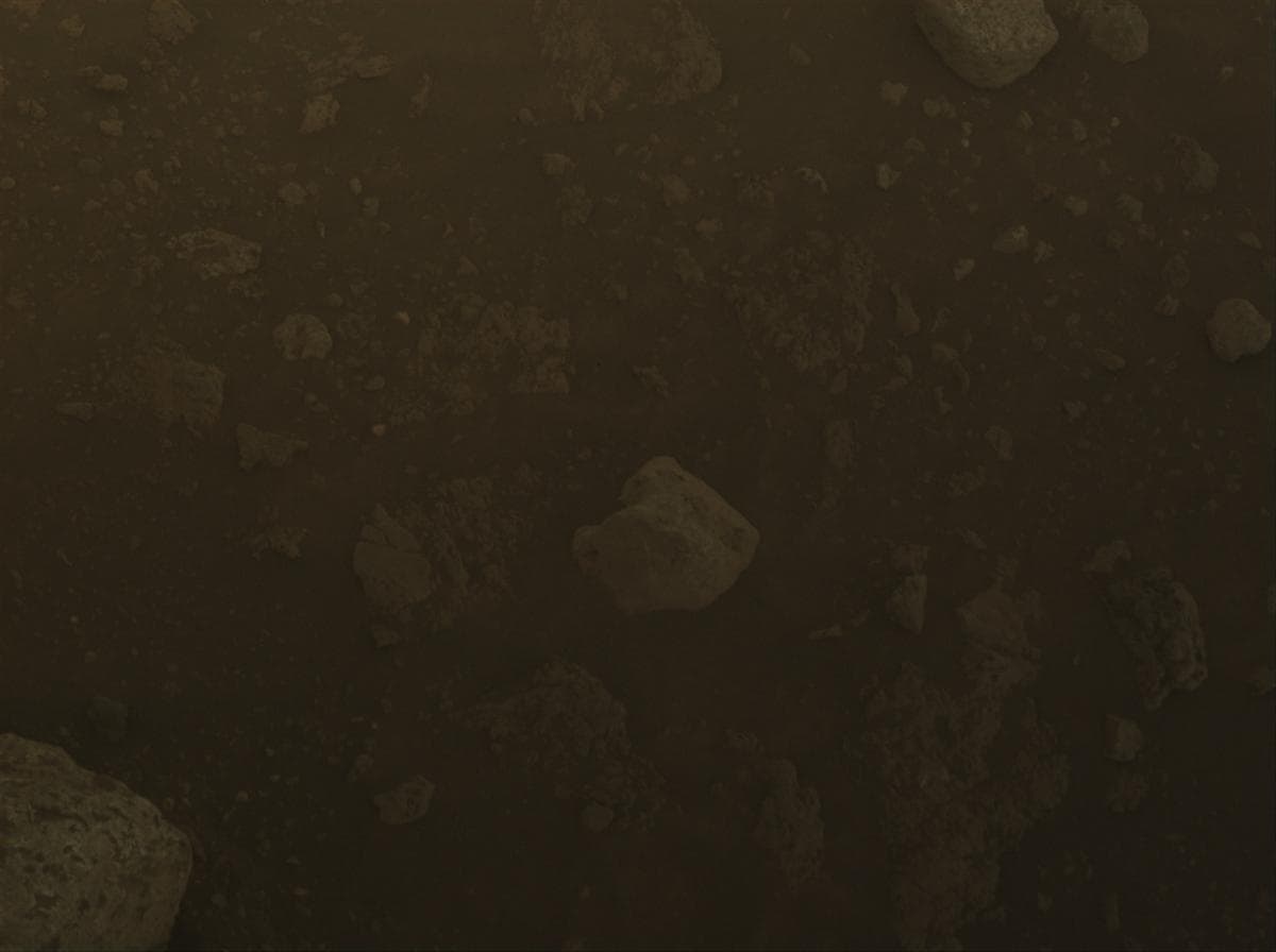 Mars image captured by FRONT_HAZCAM_LEFT_A on Perseverance