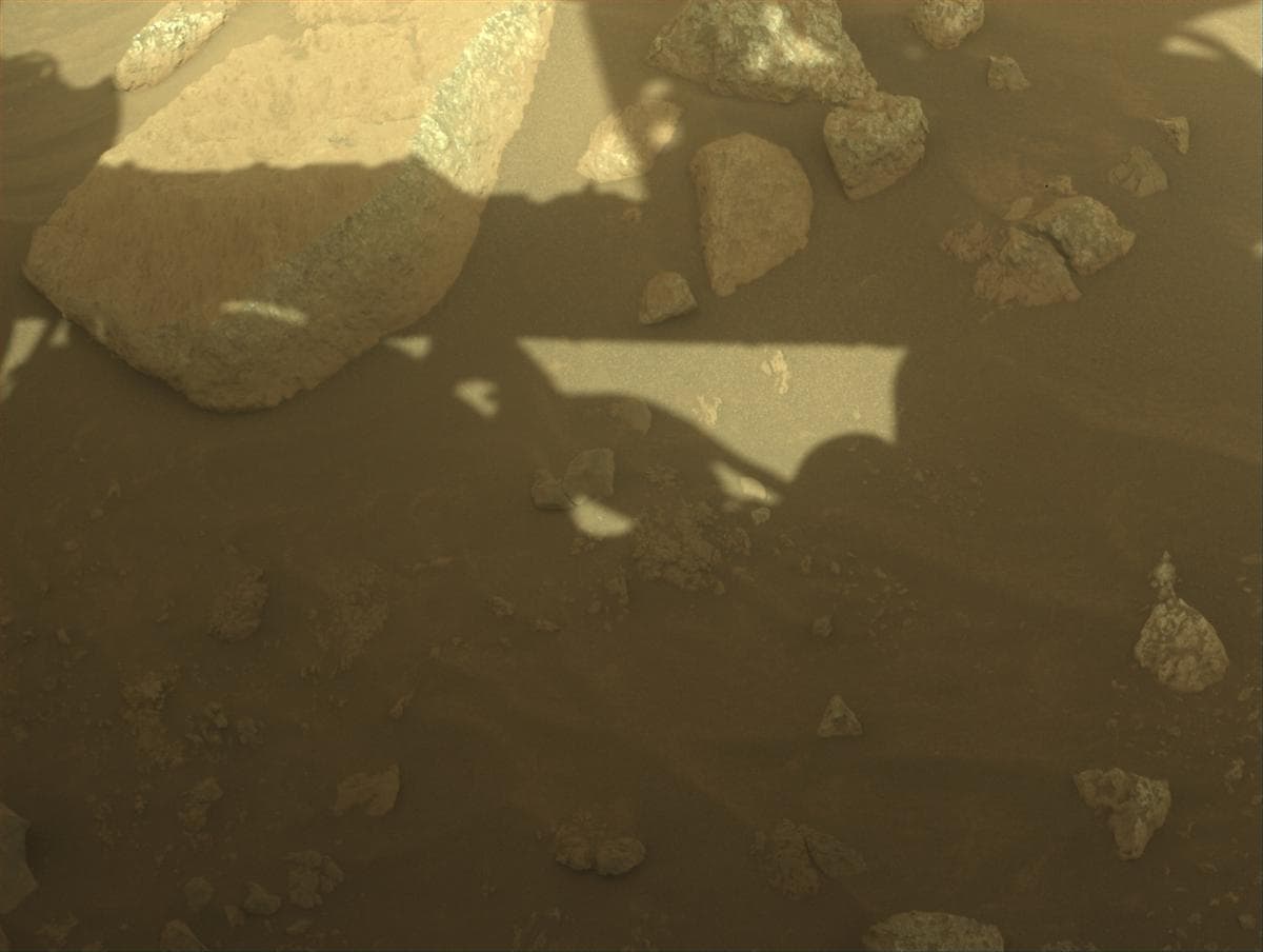 Mars image captured by FRONT_HAZCAM_RIGHT_A on Perseverance