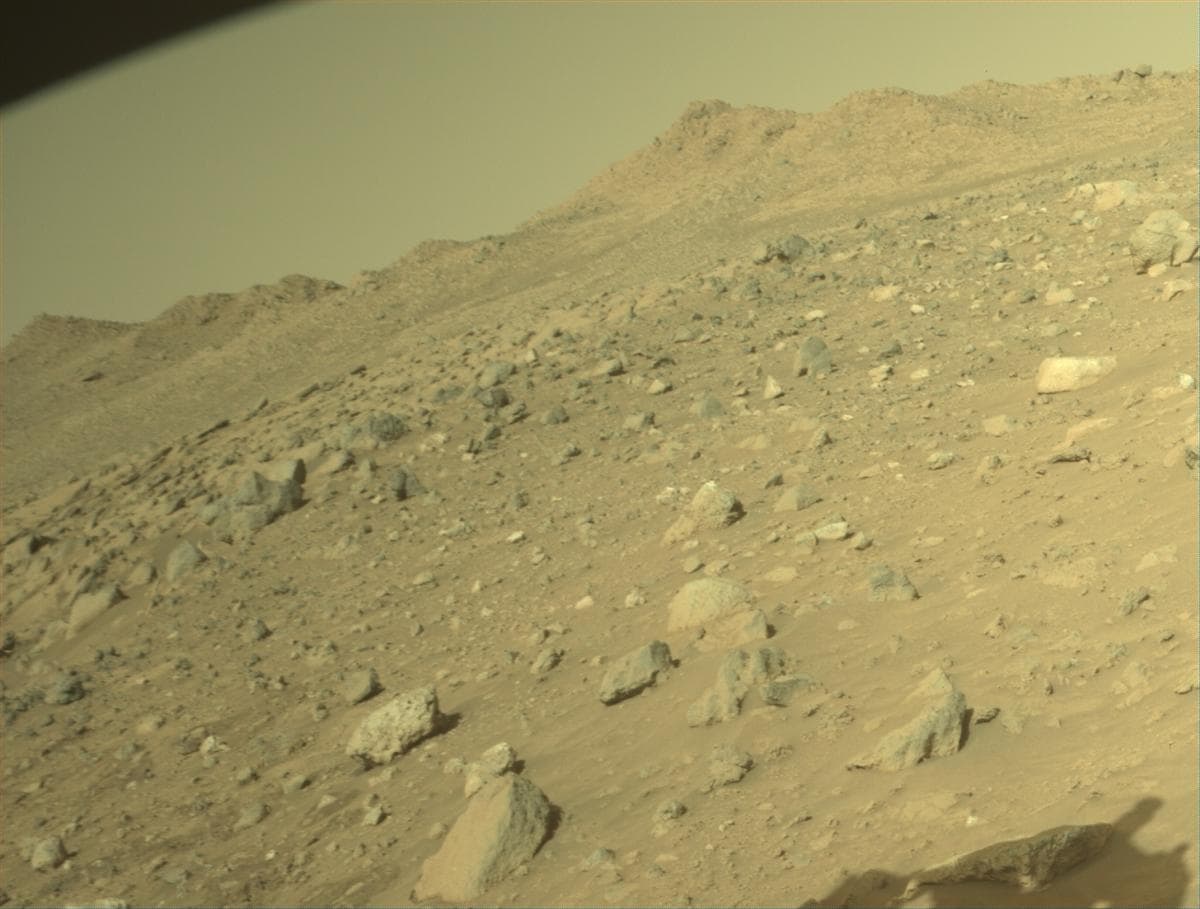 Mars image captured by FRONT_HAZCAM_RIGHT_A on Perseverance