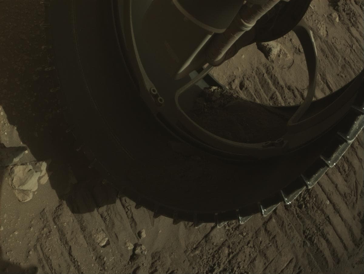 Mars image captured by FRONT_HAZCAM_RIGHT_A on Perseverance