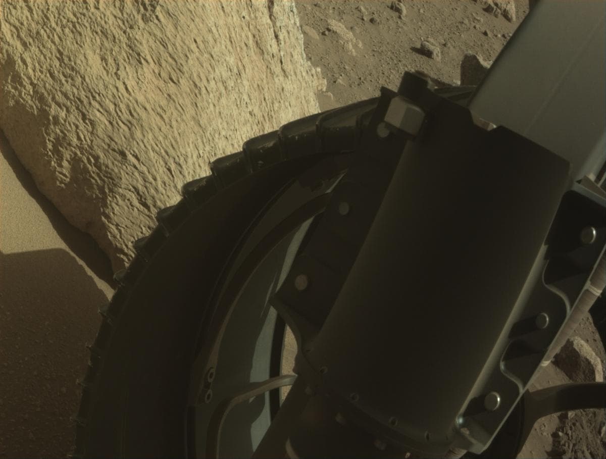 Mars image captured by FRONT_HAZCAM_RIGHT_A on Perseverance