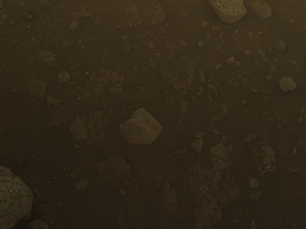 Mars image captured by FRONT_HAZCAM_RIGHT_A on Perseverance