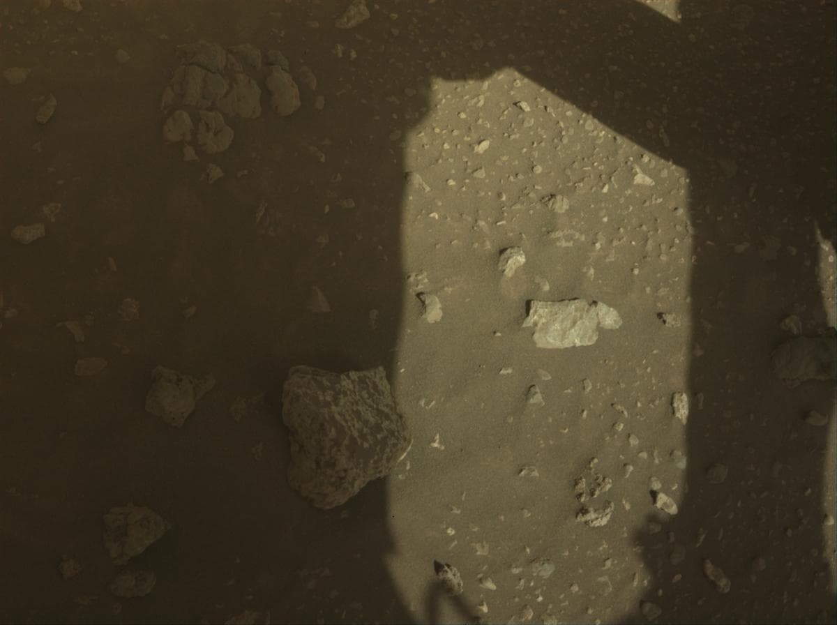 Mars image captured by FRONT_HAZCAM_RIGHT_A on Perseverance