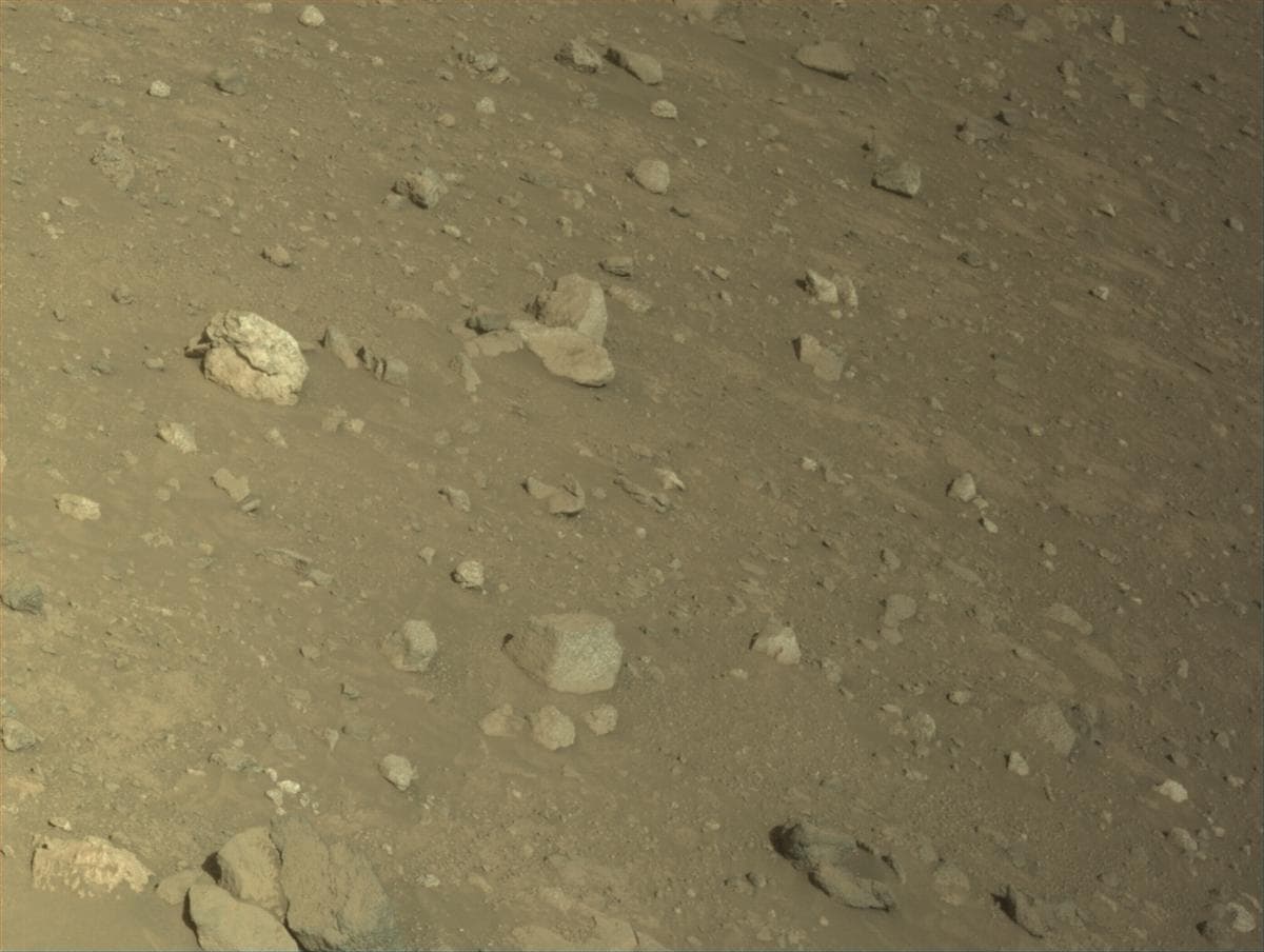 Mars image captured by NAVCAM_LEFT on Perseverance