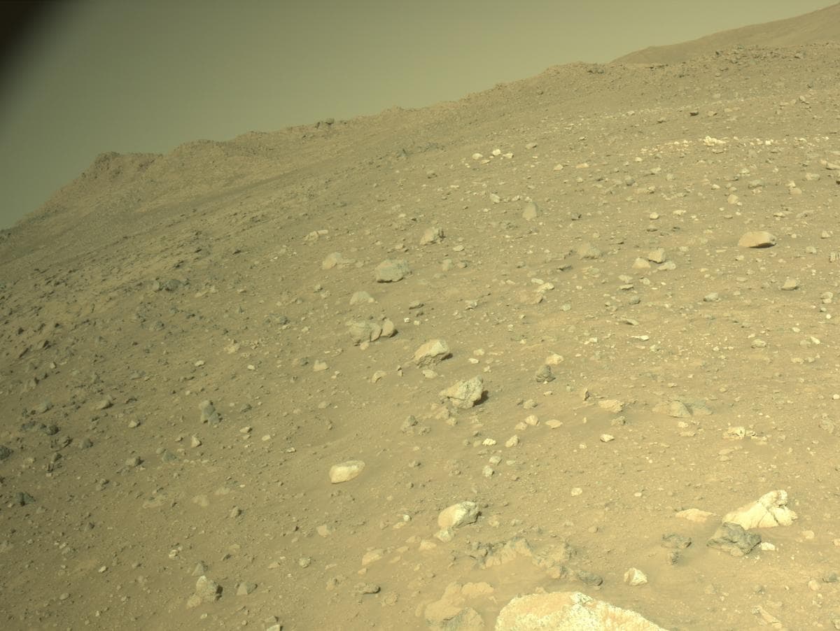 Mars image captured by NAVCAM_LEFT on Perseverance
