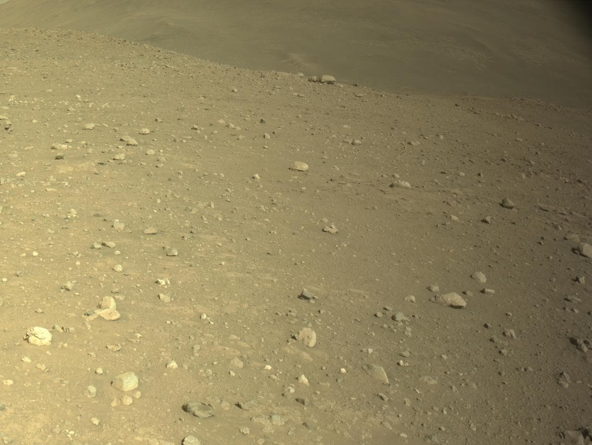 Mars image captured by NAVCAM_LEFT on Perseverance
