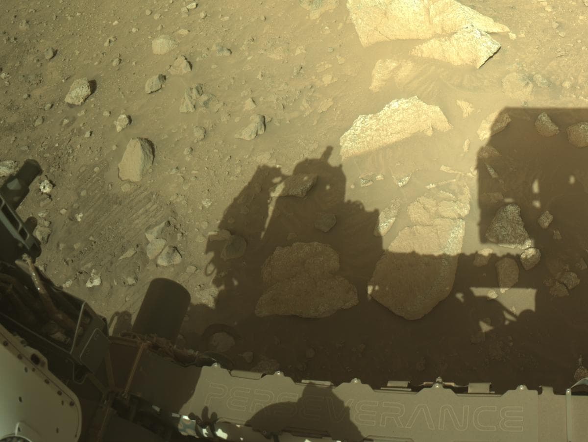 Mars image captured by NAVCAM_LEFT on Perseverance