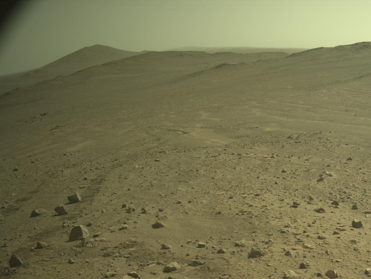 Mars image captured by NAVCAM_LEFT on Perseverance