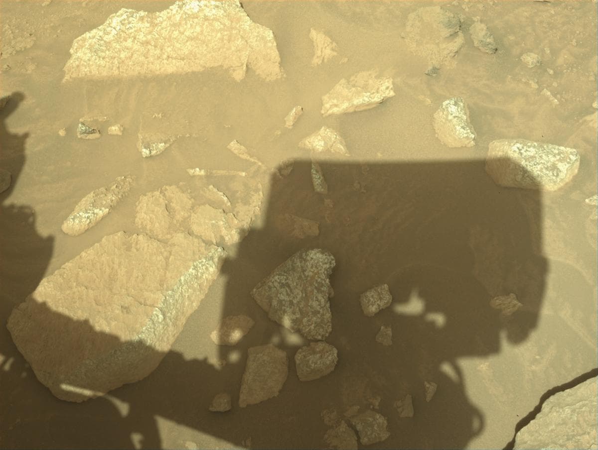 Mars image captured by NAVCAM_RIGHT on Perseverance