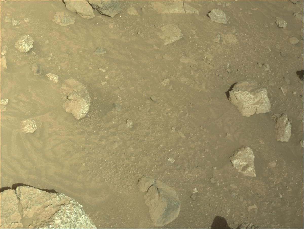 Mars image captured by NAVCAM_RIGHT on Perseverance