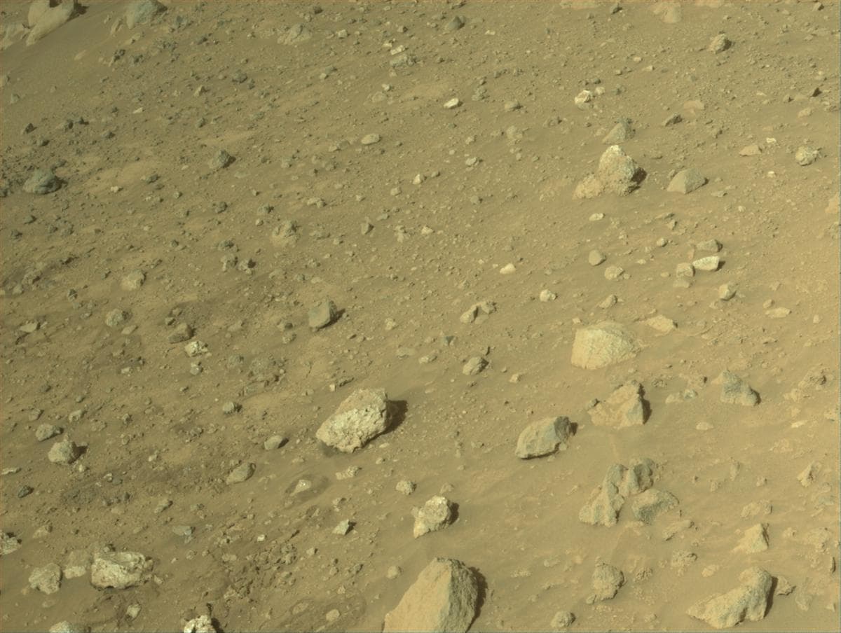 Mars image captured by NAVCAM_RIGHT on Perseverance