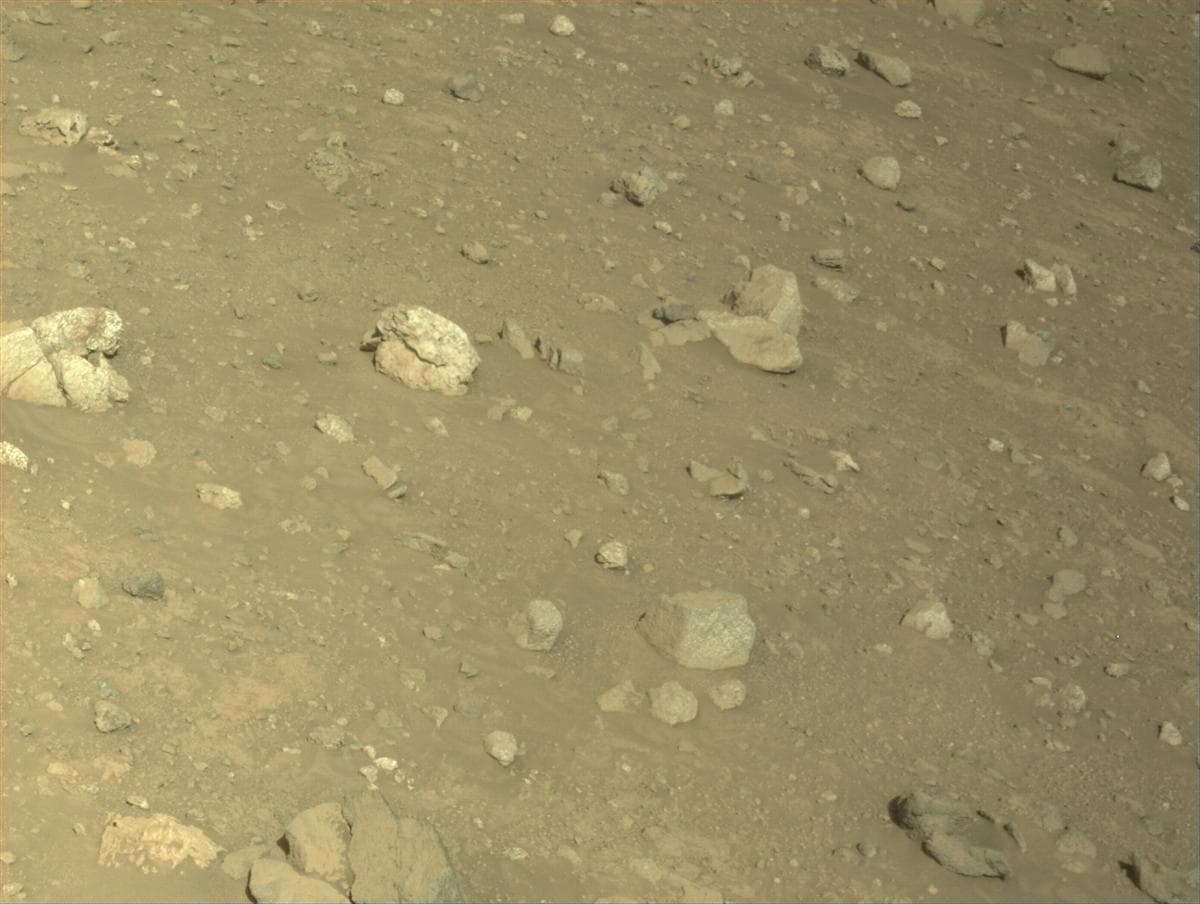 Mars image captured by NAVCAM_RIGHT on Perseverance