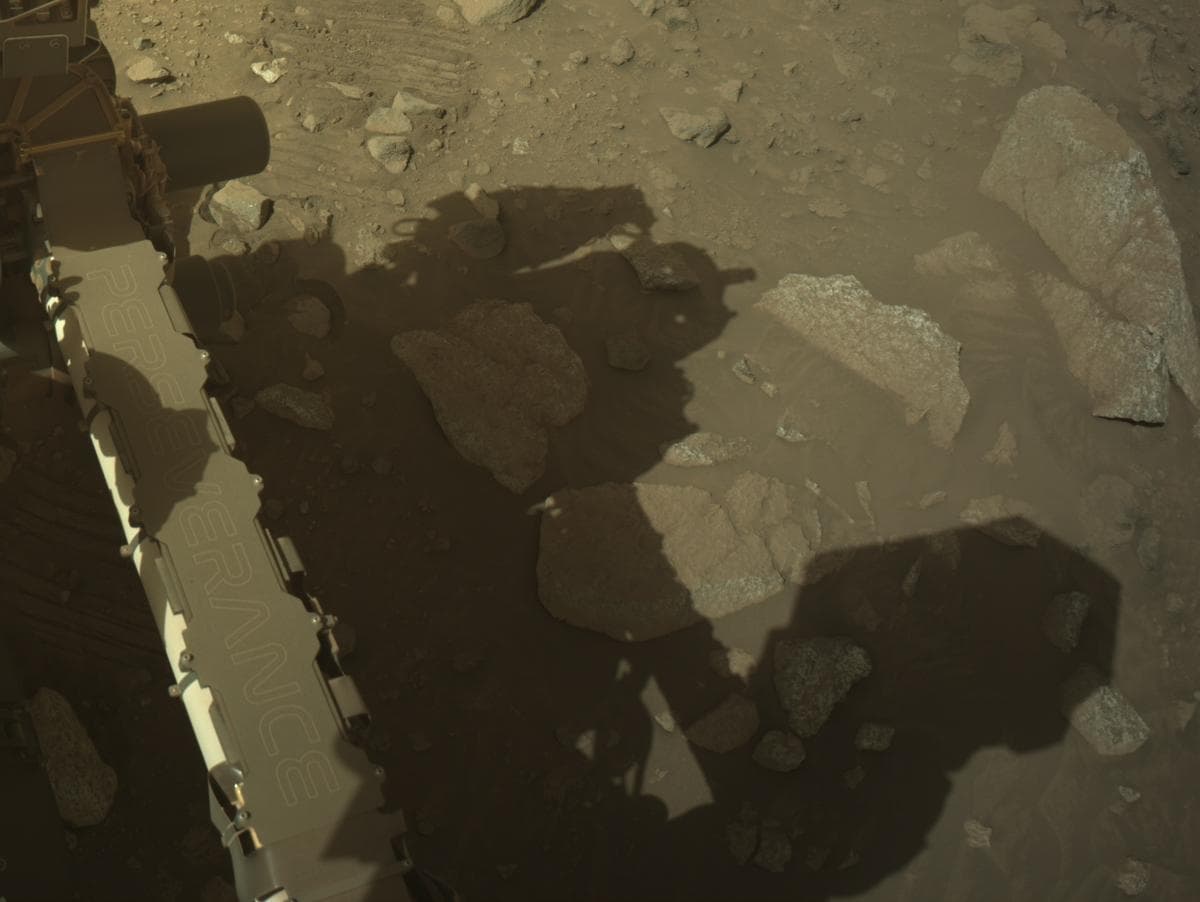 Mars image captured by NAVCAM_RIGHT on Perseverance