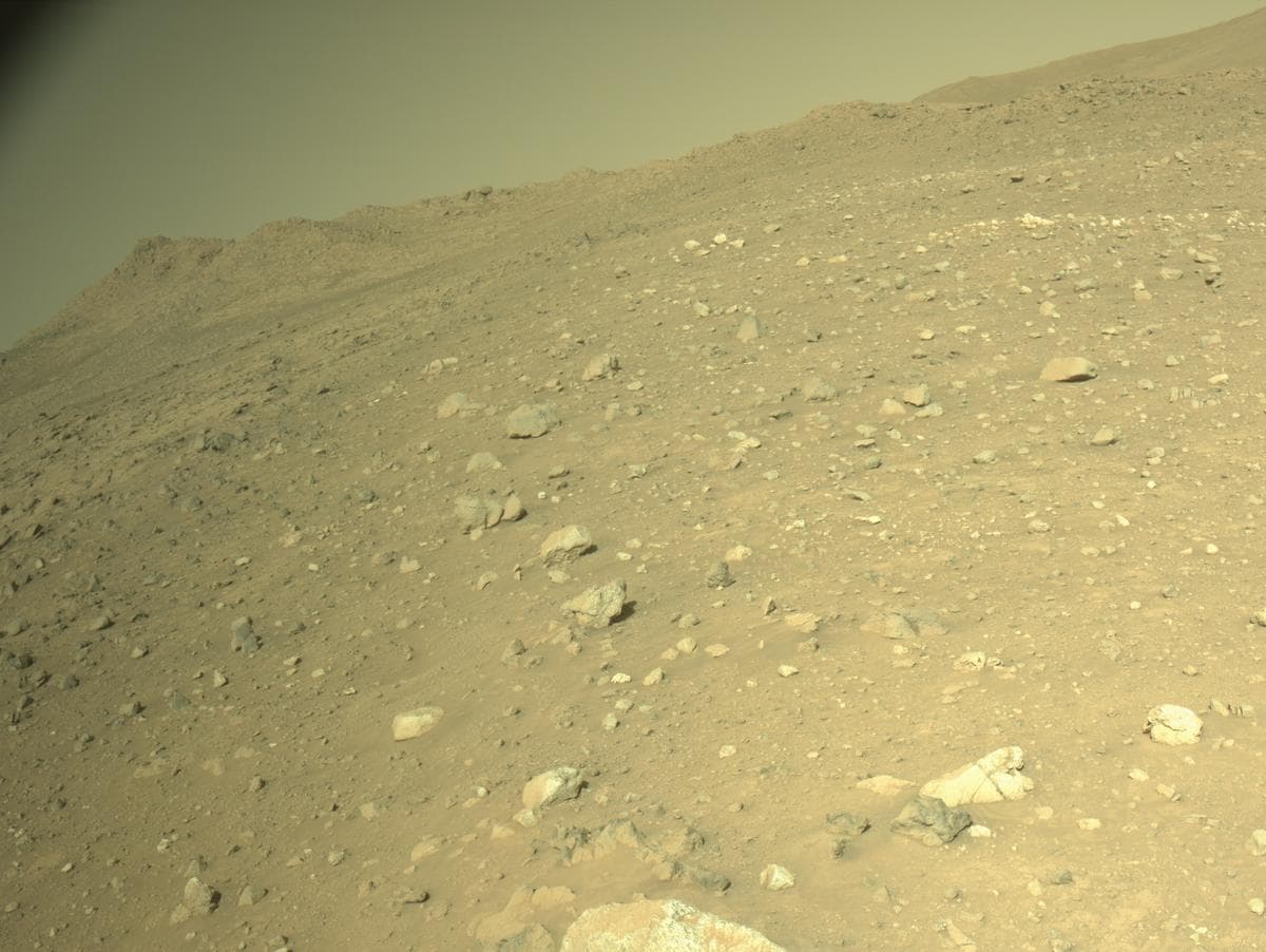 Mars image captured by NAVCAM_RIGHT on Perseverance