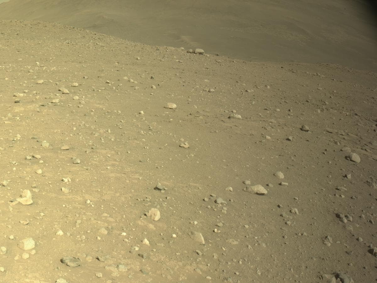 Mars image captured by NAVCAM_RIGHT on Perseverance