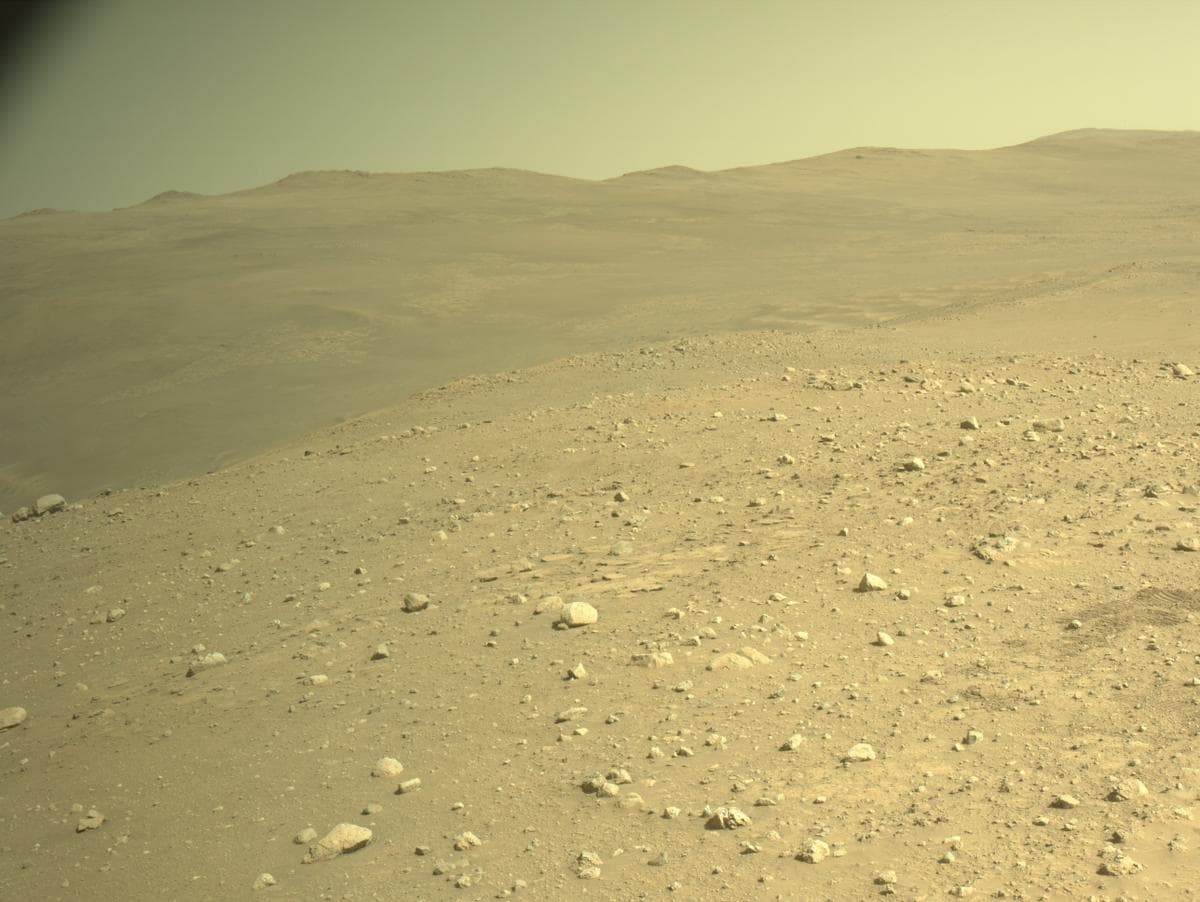 Mars image captured by NAVCAM_RIGHT on Perseverance