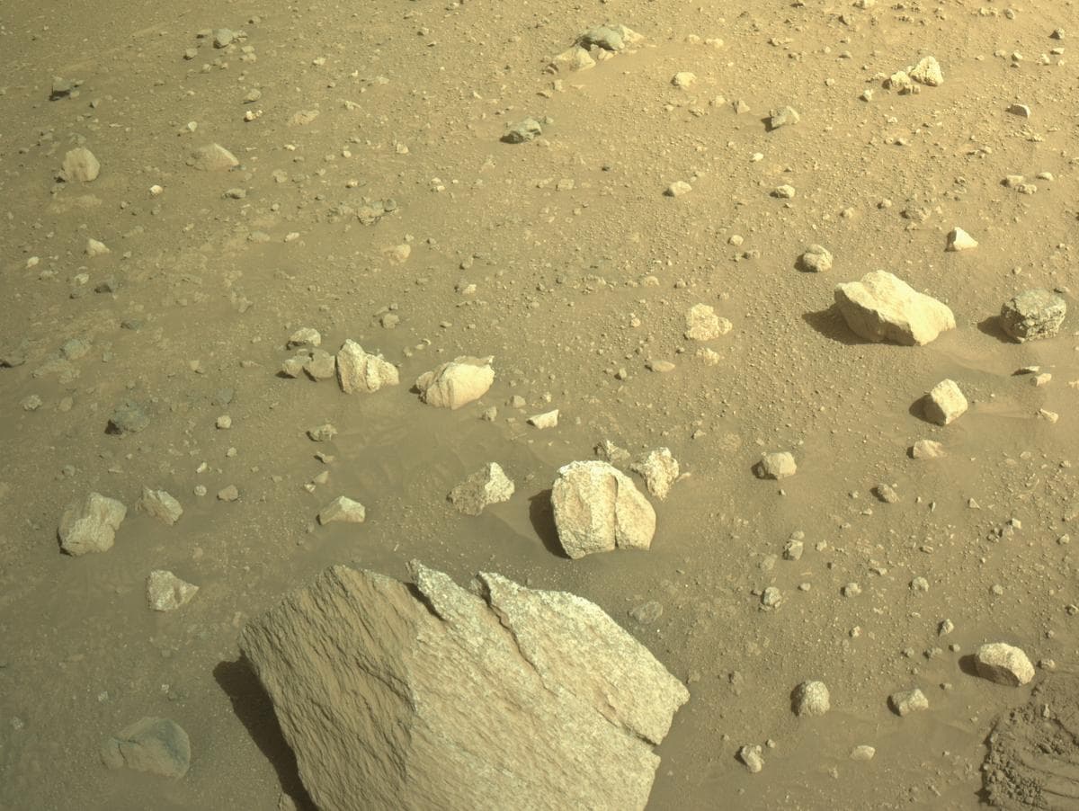 Mars image captured by NAVCAM_RIGHT on Perseverance