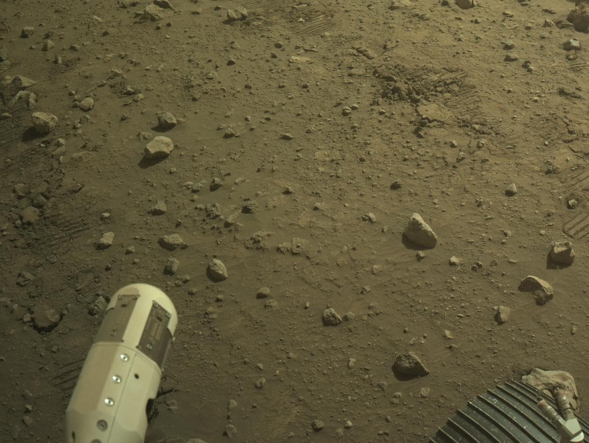Mars image captured by NAVCAM_RIGHT on Perseverance