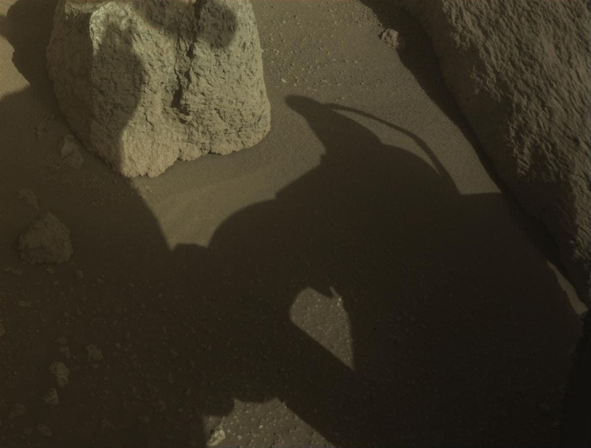 Mars image captured by FRONT_HAZCAM_LEFT_A on Perseverance